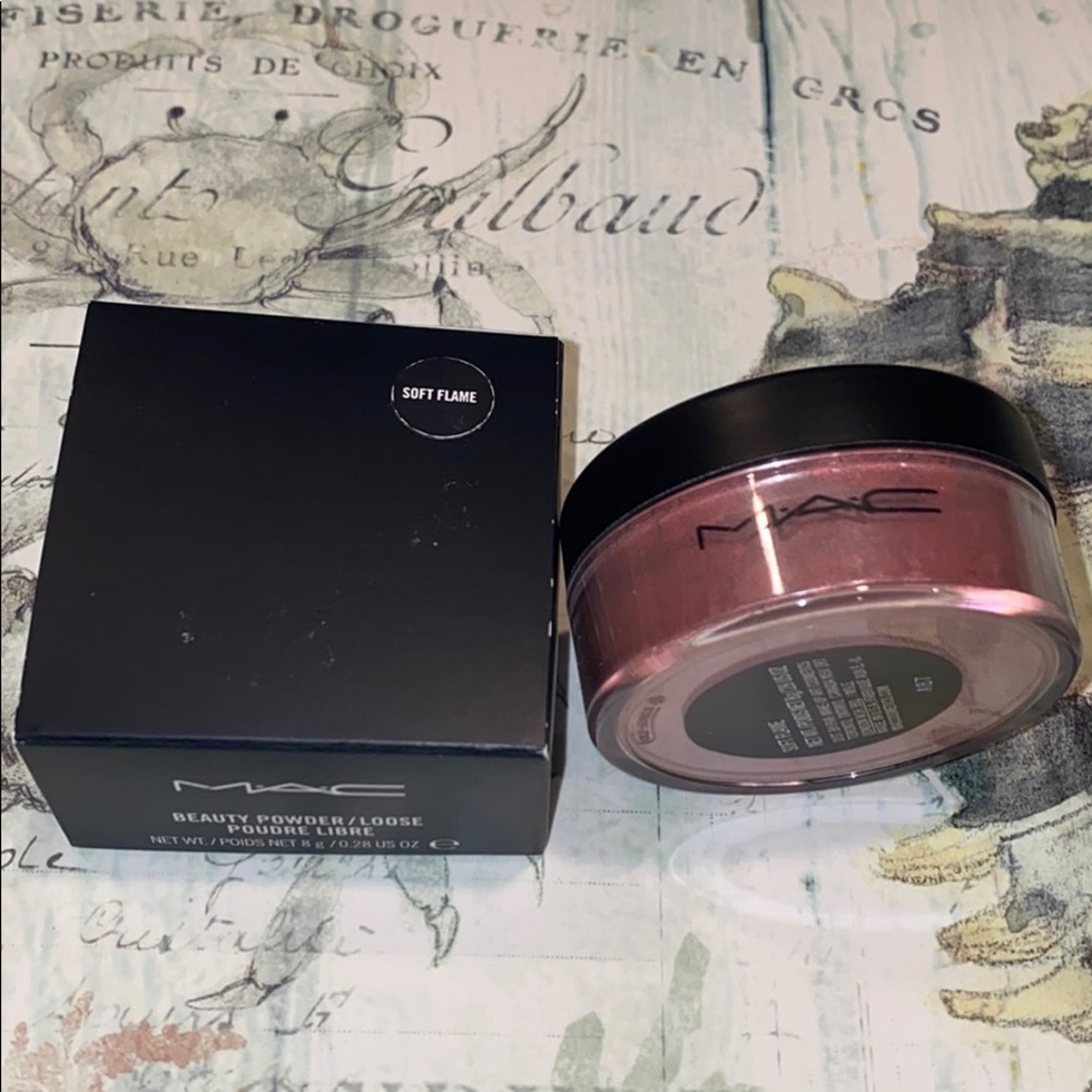 RARE MAC COSMETICS BNIB LOOSE Beauty Powder SOFT FLAME Shimmer LE HTF